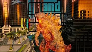Godzilla Nuclear Power GTA V