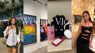 weekly vlog - art basel weekend & creating your ideal lifestyle to be productive and feel good