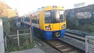 London Overground Class 378 departing Hackney Central