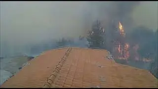 Webcam in the Middle of Wildfire - Slovenia 2022