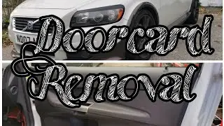 Volvo C30 2007 Front Dorcard Removal and Speaker sizes/adapters.