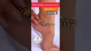 new design beautiful 😍 unique antique silver gold payal 🌸 with 65% off❤️#ytshorts #jewellery #shorts
