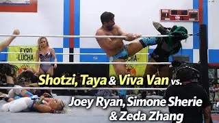 Shotzi, Taya Valkyrie & Viva Van vs. Joey Ryan, Simone Sherie & Zeda Zhang | Intergender Wrestling