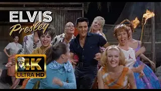 Elvis Presley - Dainty Little Moonbeams & Girls! Girls! Girls! (1962) AI 4K Enhanced Stabilized
