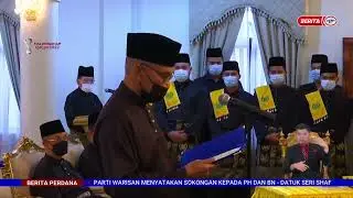 22 NOVEMBER 2022 -BERITA PERDANA-MOHD SHUKRI RAMLI-ANGKAT SUMPAH MENTERI BESAR PERLIS