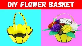 DIY Parents Day Flower Basket | Parents Day Craft Ideas | Gift for Parents | Happy Parents Day