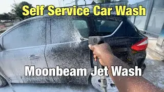 Using Moonbeam self service car jet wash for the first time