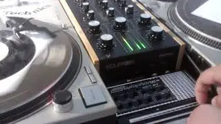 Rough test of Stylophone Gen X 1 as an analog DJ effects processor