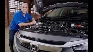Виртуальный тур по седану Honda Civic 2018 года с обзором характеристик.