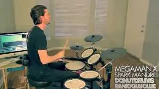 MegaMan X | Spark Mandrill [Drum Cover] DonutDrums & Banjo Guy Ollie