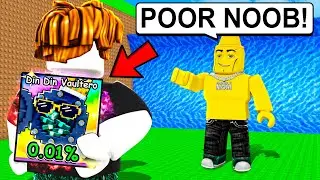 Trolling My Friend as FAKE NOOB With NEW 0.01% Brainrots in Escape Tsunami..