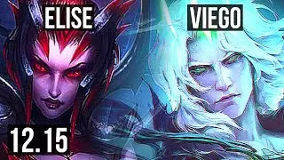 ELISE vs VIEGO (JNG) | 15/1/7, Rank 5 Elise, Legendary | EUW Challenger | 12.15