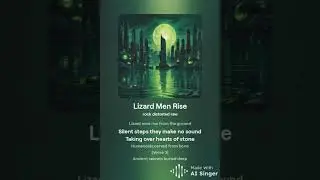 Lizard Men Rise An AI Rock Cryptid Halloween Song