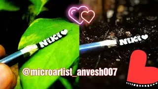 Microart tutorials | pencil art |nikhil |best gifts | art |miniature arts |Valentine's day gifts |