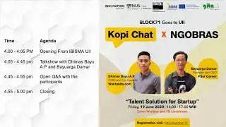 Block71 Goes to Universitas Islam Indonesia | Kopichat X Ngobras IBISMA UII | FULL INSIGHT GOKILLL!!