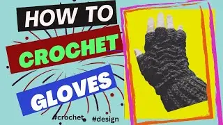 How to Crochet Stylish Gloves: A Step-by-Step Guide!#tutorial