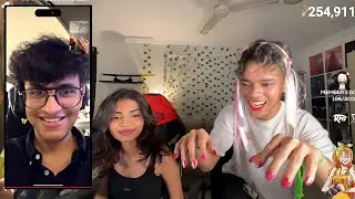 MY FRIEND DOES MY MAKEUP LIVE🔴VANSHAJ X VANSHI🌹IRL DATE SOON?🥳