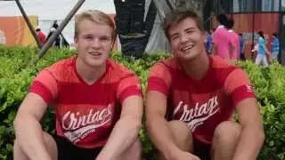 Thank you coach! (Team Finland - Nanjing 2014 Youth Olympics)