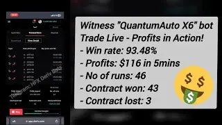 DERIV Ai BOT: Watch How I Achieved a 93.48% Win Rate with 