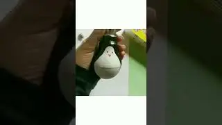 DIY bulb penguin #shorts #ytshorts #youtube #diy #art #diycrafts