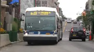 Riverbank Park bound 2012 Novabus LFSA #5961 on the Bx19