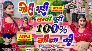 गोरी भूरी लम्बी पूरी 100% मीणा की // Gori Gori 100 percent  Meena ki //#Dj Song 2025 #viralvideo #dj