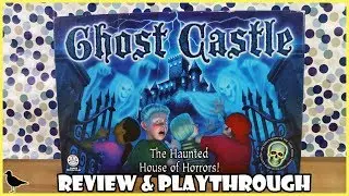 Ghost Castle The Haunted House of Horrors Board Game Review & Full Playthrough | Board Game Night