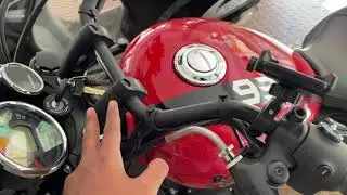 Royal Enfield Meteor 350 handlebar raisers review 2 and it’s wiring alterations