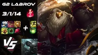 G2 Esports Labrov SUPPORT Bard vs Senna - EU Grandmaster Patch 26.1