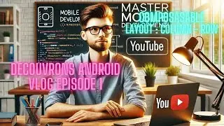 Découvrons Androïd Vlog épisode 1 - #android #tutorial #code #beginners  #tutorial