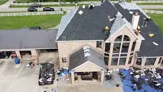 Asphalt shingle roof replacement. #roofing #asphaltshingles #roofingcontractor #houstontexas 