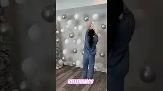 Tip: Pared de globos flotantes 🎈🥳😁🤗 #globos #fiesta #decoracionconglobos #sempertex #emprendimiento
