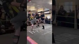 Alfie Trident MMA kickboxing round 1
