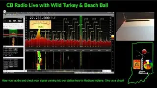 CB Radio Live with Wild Turkey & Beach Ball - November 14 2025 - Laser Cam Added