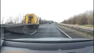 Dashcam: Cirencester to the Malvern Hills (22/01/2017)