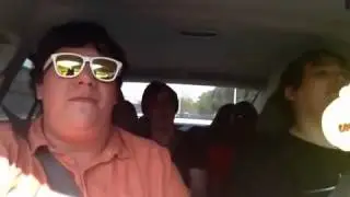 Semi-hung-over drunk college students sing Fuck You by Cee