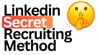 СЕКРЕТНЫЙ метод подбора персонала 🤫 Как найти кандидатов на Linkedin, как попасть в 1% лучших рек...