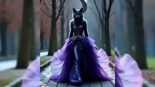 Beautiful 😍 cat Ram walk stylish dress kid video 