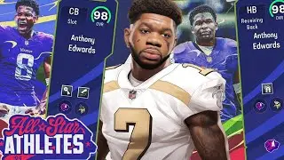 ALL STAR ATHLETES REVEALS Part 2: Anthony Edwards, Randy Moss, Penei Sewell, and more - MUT 25