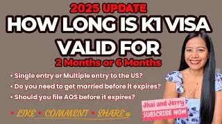 K1 VISA VALIDITY WHAT YOU NEED TO KNOW | IS IT A SINGLE OR MULTIPLE ENTRY TO THE US #k1visa #vlog