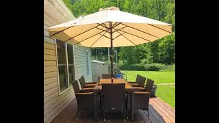9-Piece Wicker Outdoor Dining Set - Review and Tips