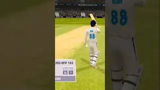 Nitish Reddy 253 runs on 103 balls 😍 | Real cricket 24 #shorts #viral #rc22vsrc20 #rc24 #realcricket