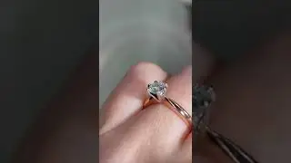 C1240 Rose Gold 6 Claw Solitaire Diamond Engagement Ring
