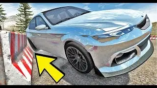 Beamng Drive Crashes - Mega skillful driving through tiny gap