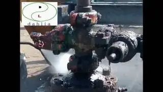 industrial high pressure oil field pipeline cleaner machine for removal rust