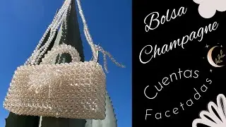 Bolsa de Cuentas Champagne | ✨1✨| Beadedbag | Diy | hecho a mano | carteras | bolso