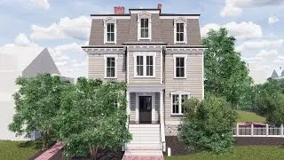 Huron Village Second Empire Victorian - Renovation Render Video