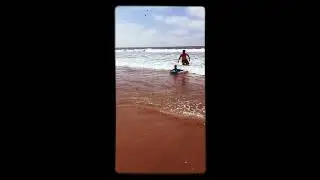 Learning how to boogie board