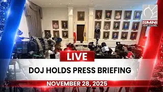 LIVE: DOJ holds press briefing | November 28, 2025