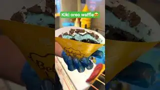 Kiki oreo waffle😍 #gwaliorfoodsters #waffle